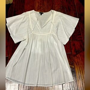 J crew white swim cover up size small